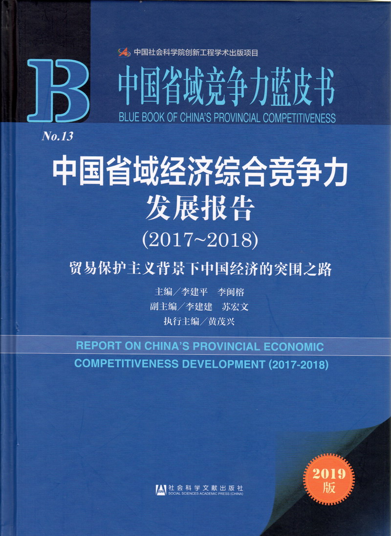 大鸡吧大骚比网址中国省域经济综合竞争力发展报告（2017-2018）